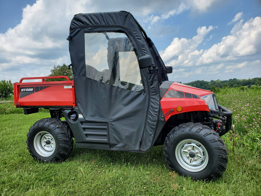 Coleman UT400/HiSun HS 400 - Soft Doors (COLUT4-DOF-BLK) - 3 Star UTV