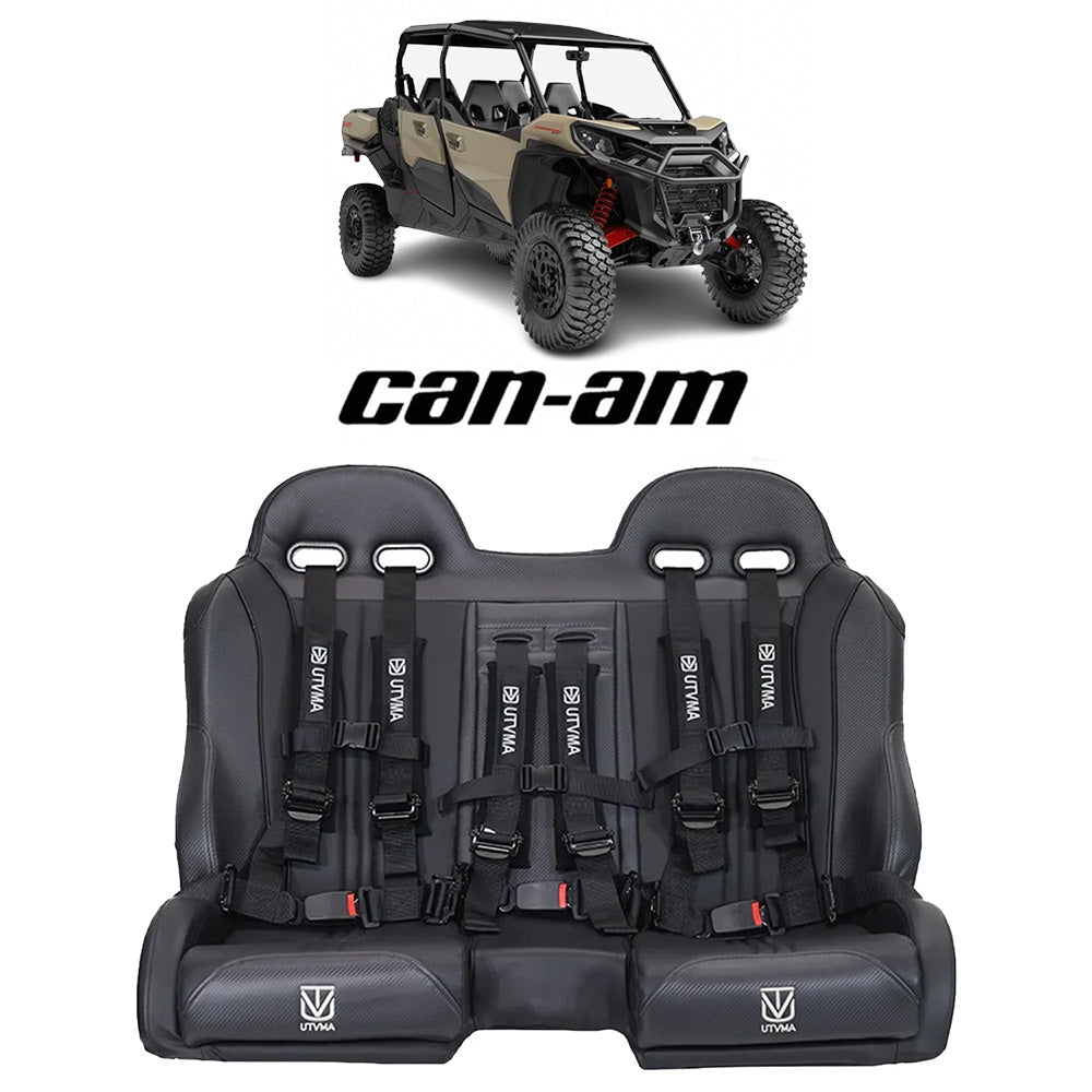 UTV Mountain Accessories Commander Max Front Bench Seat With H... - UTV Mountain Accessories