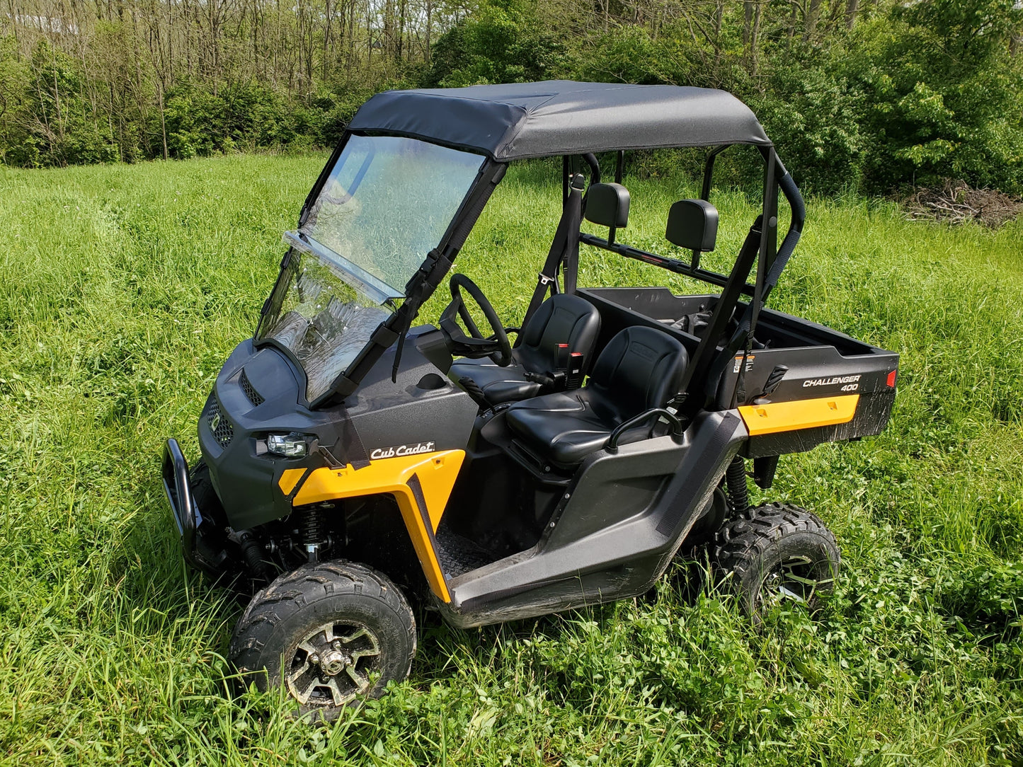 Cub Cadet Challenger 400 - Soft Top for Hard (CUBC40-TCF-BLK) - 3 Star UTV