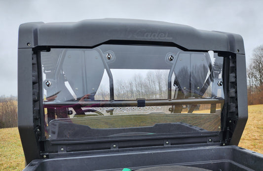 Cub Cadet Challenger MX550/750 Rear Windshield (CUBCMX-LBK-CLR) - 3 Star UTV