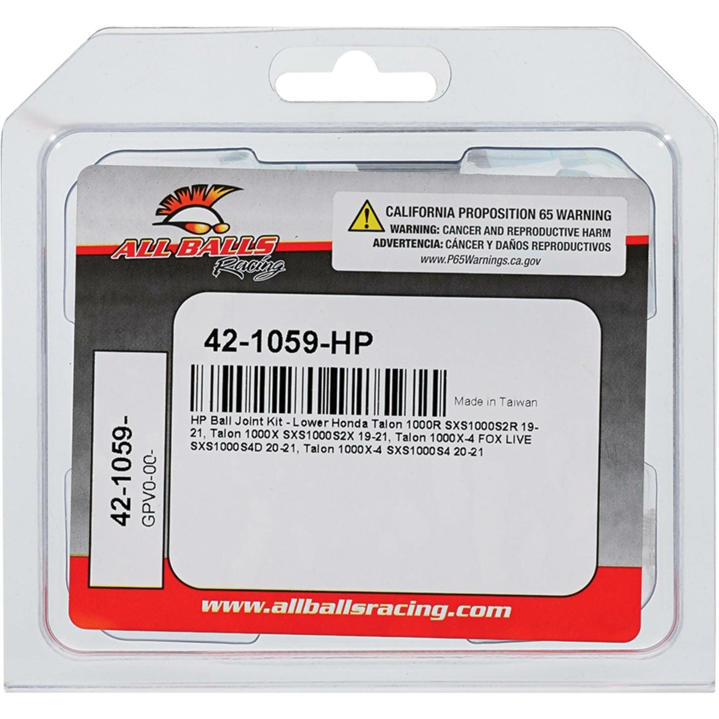 All Balls High Performance Ball Joint — MPN 42-1059-HP