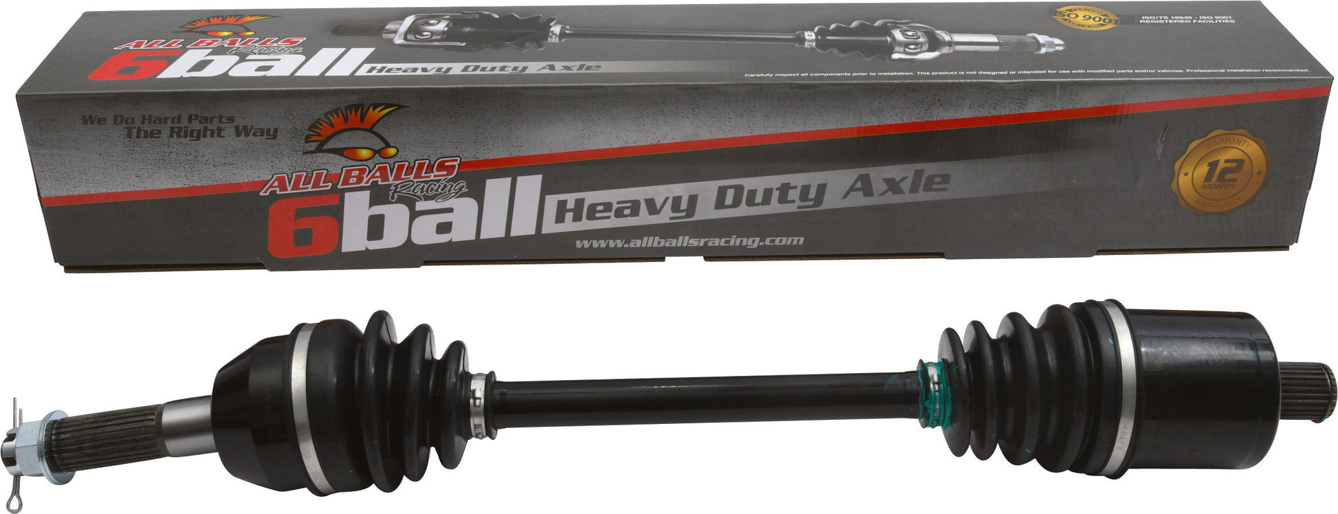All Balls 6 Ball Heavy Duty Axle — MPN AB6-PO-8-401