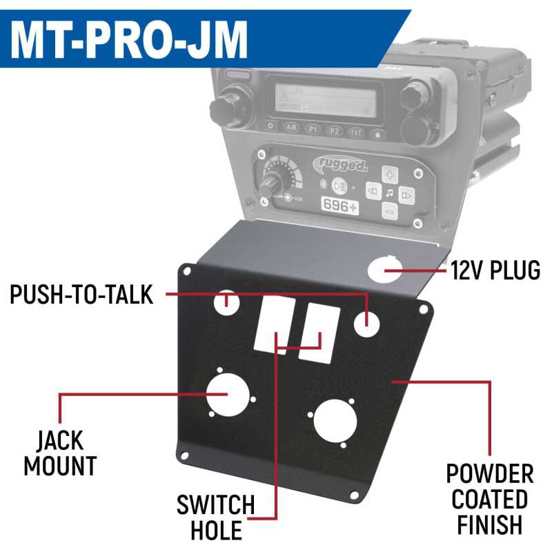 Pro R Dash Electrical Polaris RZR PRO XP/Turbo R/PRO R Dash Mount Ra (MT-PRO-SP... – JKLOFFROAD