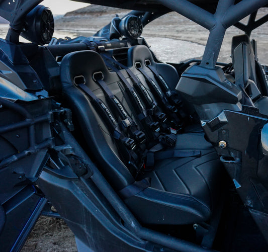 Maverick X3 Rear Bench Seat W Harnesses (2017-2025)