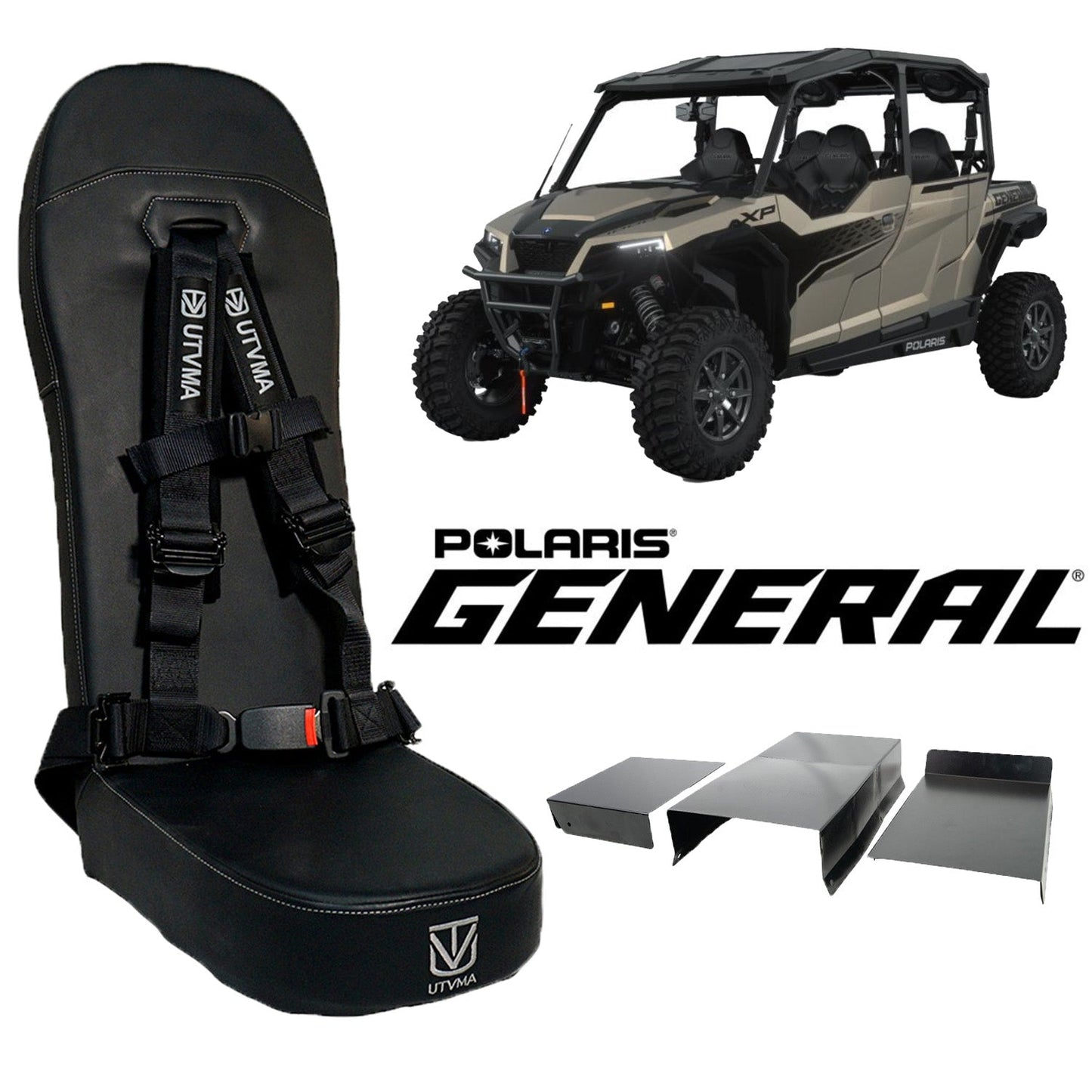 General 4 Rear Bump Seat w Console Delete Kit (2016-2025)