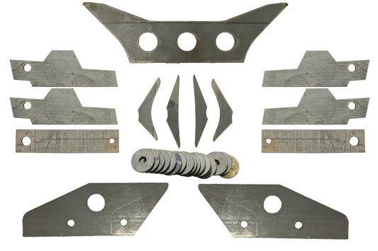 Lone Star Racing ATV & UTV Polaris RZR XP Turbo Frame Gusset Kit - Lone Star Racing ATV & UTV