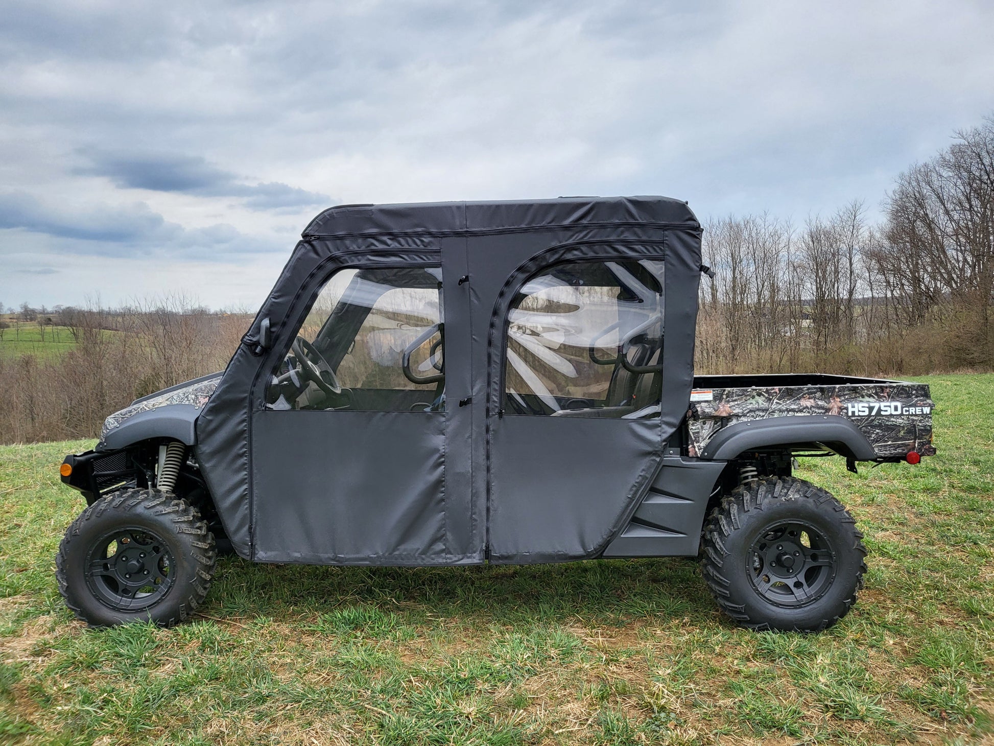 HiSun HS 750 Crew/Axis 750 Crew - Soft Doors (HISC75-DOF-BLK) - 3 Star UTV