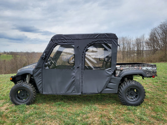 HiSun HS 750 Crew/Axis 750 Crew - Soft Doors (HISC75-DOF-BLK) - 3 Star UTV