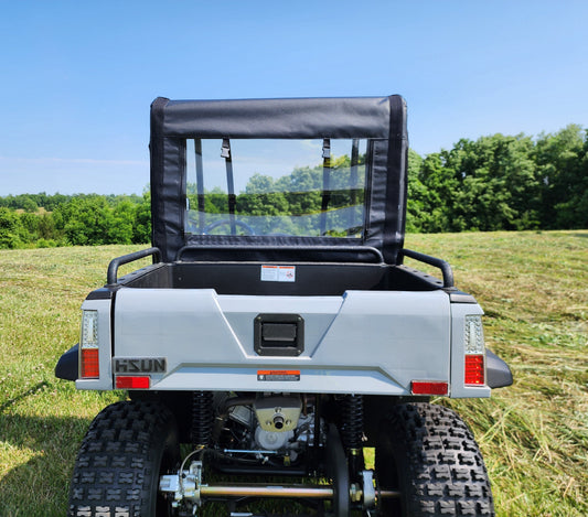 3 Star UTV HiSun Sector 250 - Soft Back Panel (HISS25-BCK-BLK) - 3 Star UTV