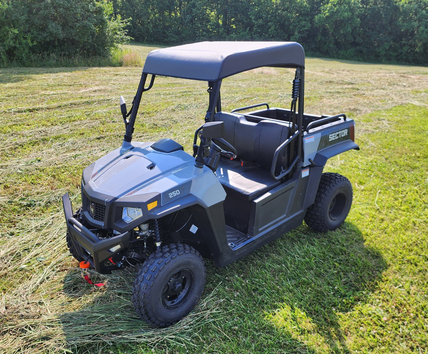 3 Star UTV HiSun Sector 250 - Soft Top Enclosure (HISS25-TCA-BLK) - 3 Star UTV