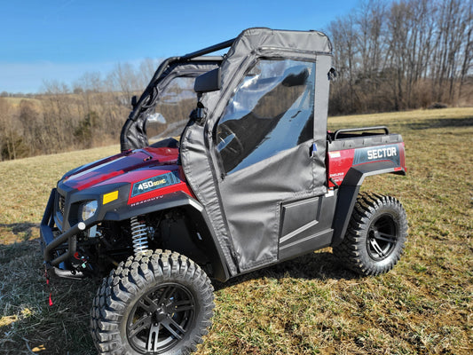 3 Star UTV HiSun Sector 450 - Soft Doors - 3 Star UTV
