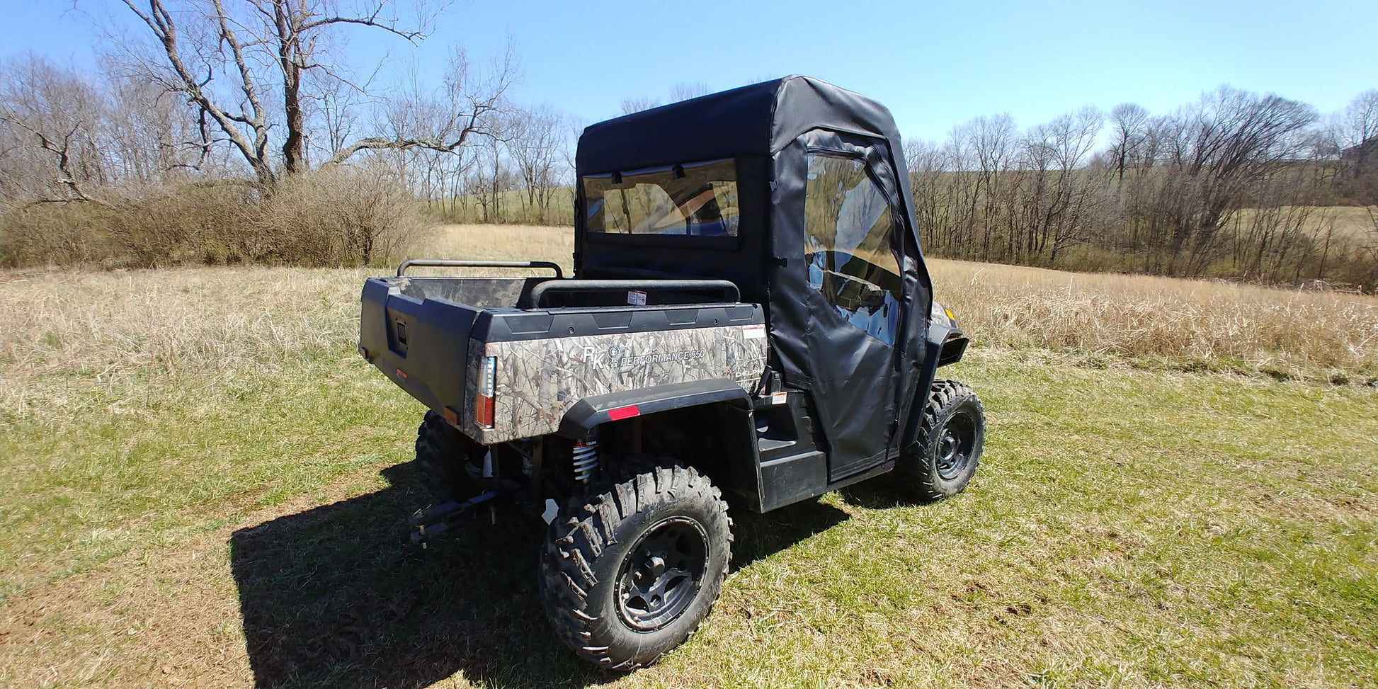 HiSun Sector 550/750 - Door/Rear Window Combo (HIS555-DRF-BLK) - 3 Star UTV