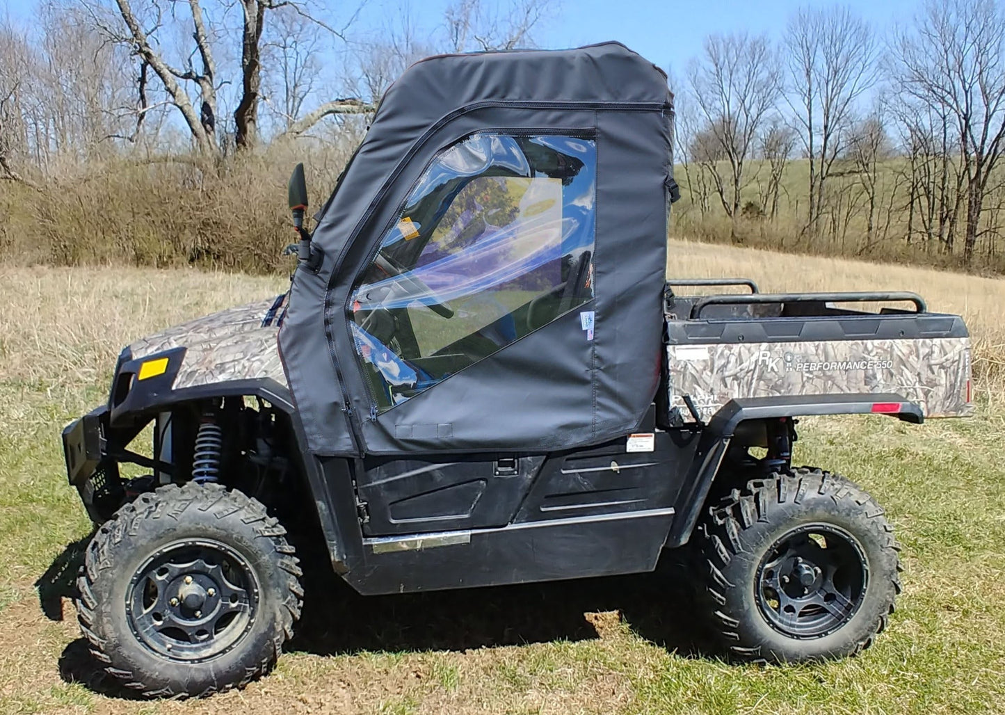 3 Star UTV HiSun Sector 550/750 - Soft Doors (HIS555-DOH-BLK) - 3 Star UTV