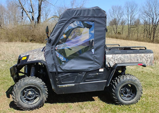 3 Star UTV HiSun Sector 550/750 - Soft Doors (HIS555-DOH-BLK) - 3 Star UTV