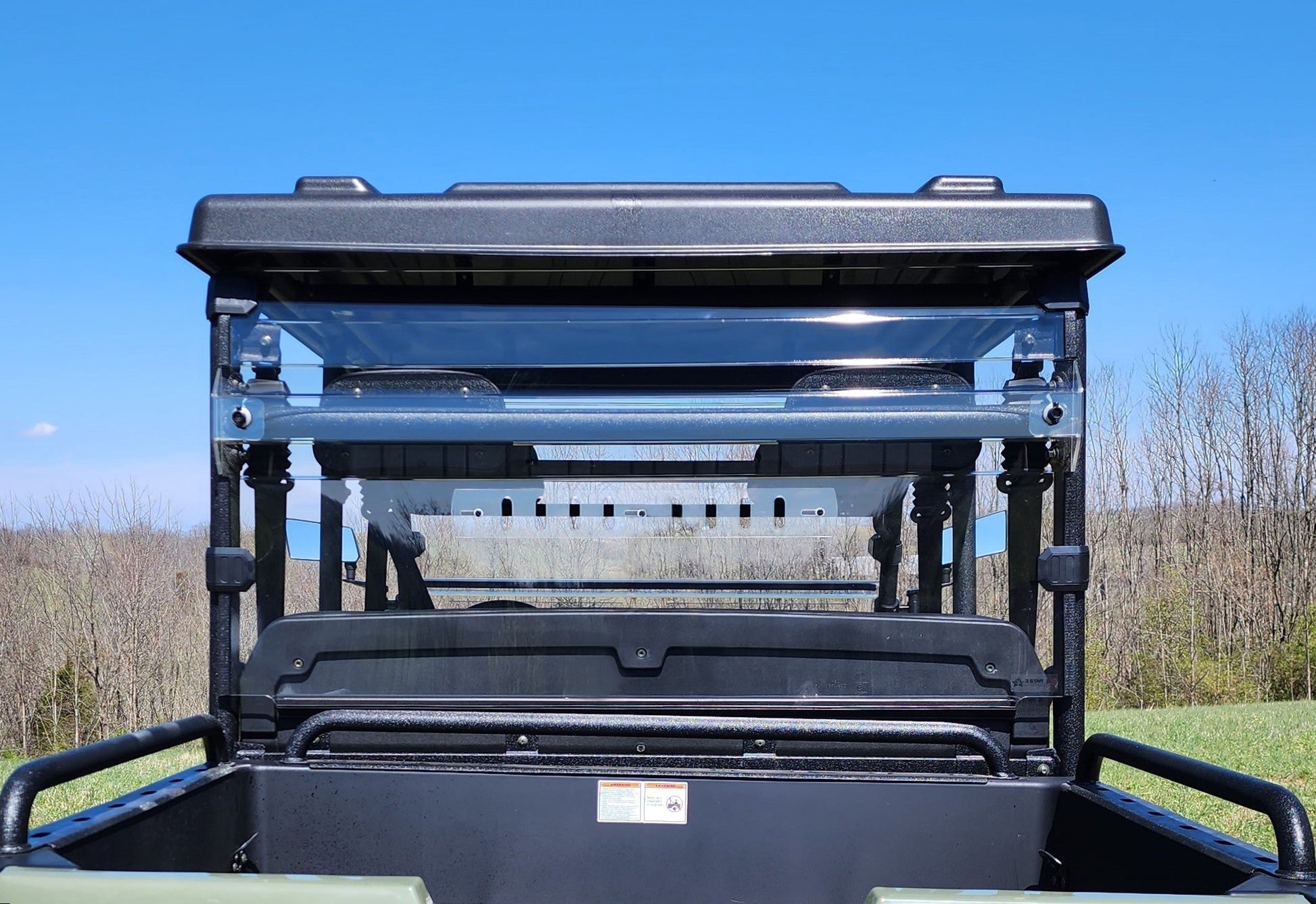 HiSun Sector 750 Crew - 1 Pc Lexan Back Panel (HNSC75-NBK-CLR) - 3 Star UTV