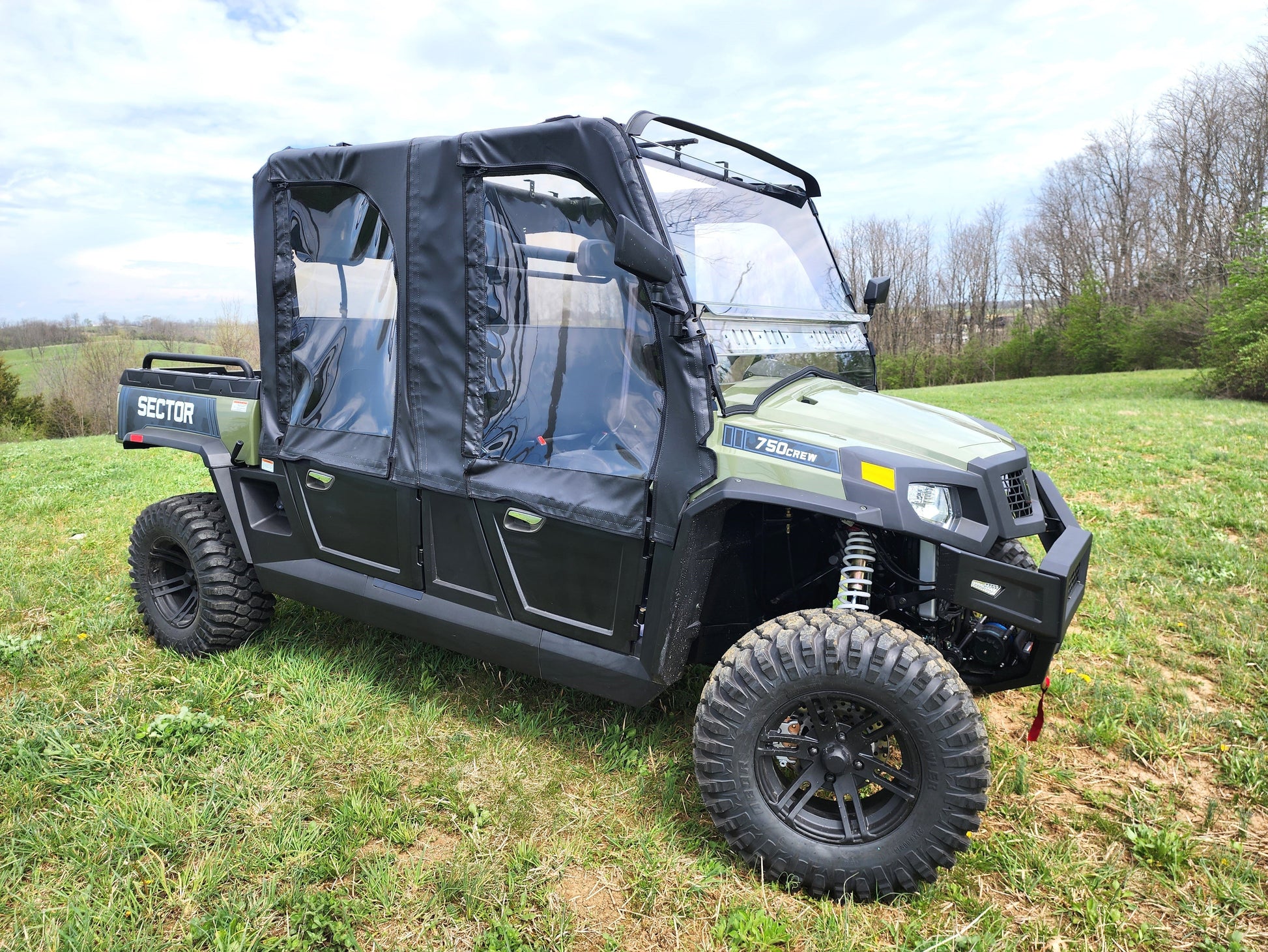 Bad Boy Bandit Crew - Door/Rear Window Combo (HNSC75-DRH-BLK) - 3 Star UTV