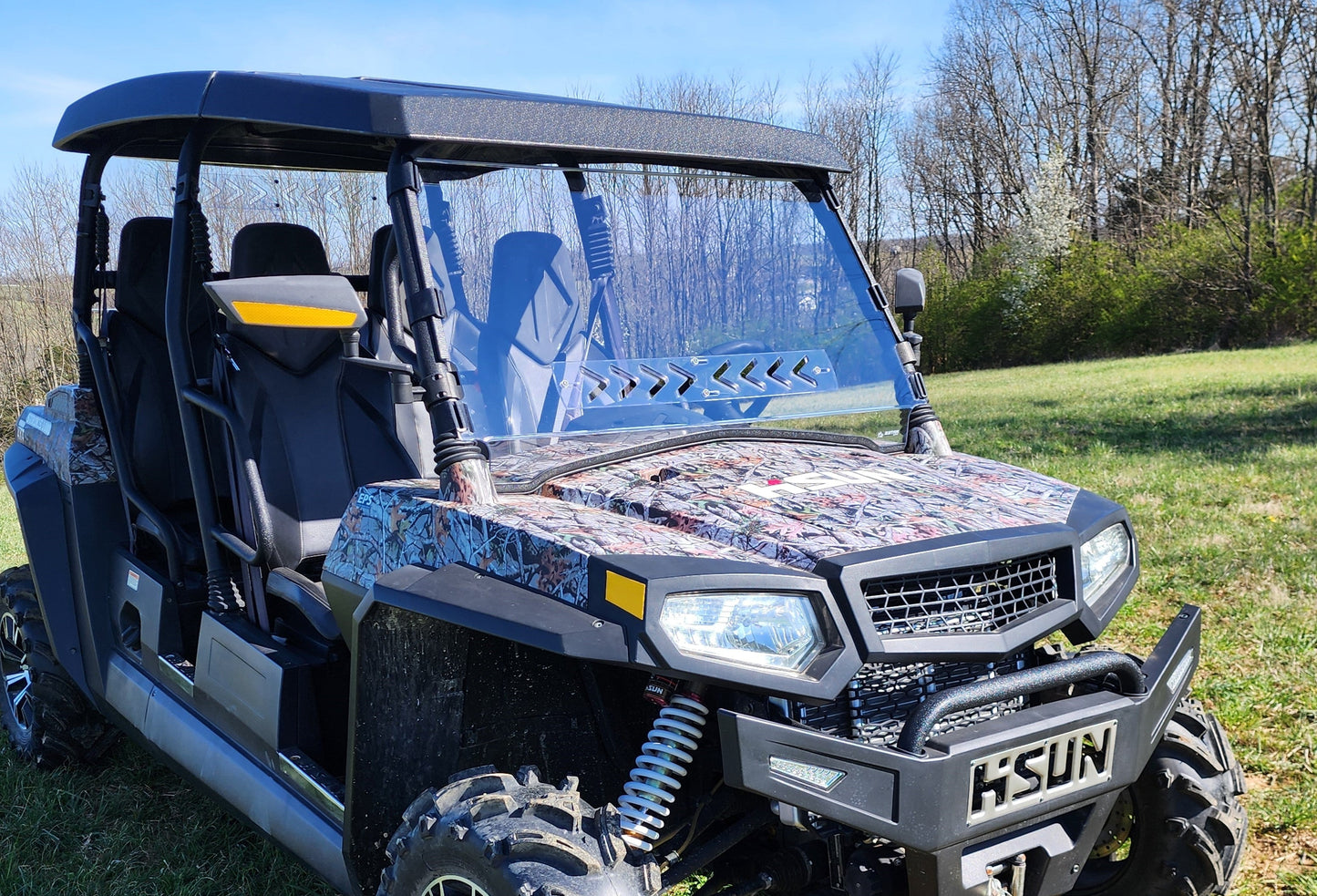 HiSun Strike 1000 Crew - 1 Pc Scratch-Resista (HISK14-SX1-MR1) - 3 Star UTV