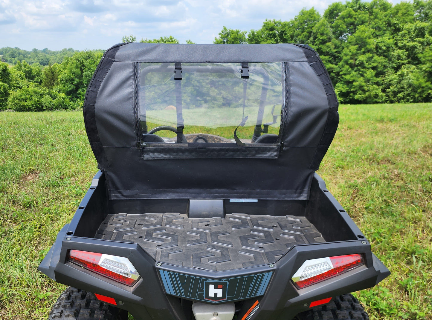 3 Star UTV HiSun Strike 250 - Soft Back Panel (HISK25-BCK-BLK) - 3 Star UTV