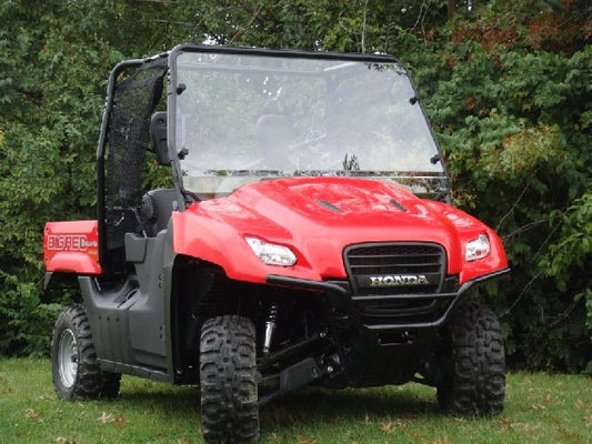 Honda Big Red - 1 Pc Scratch-Resistant Windsh (HONRED-GX1-MR1) - 3 Star UTV