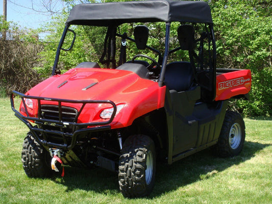 3 Star UTV Honda Big Red - Soft Top Enclosure (HONRED-TCA-BLK) - 3 Star UTV