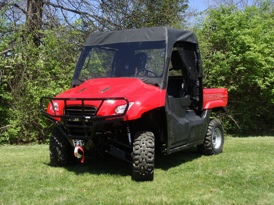 Honda Big Red - Vinyl Windshield/Top Combo (HONRED-WTO-BLK) - 3 Star UTV
