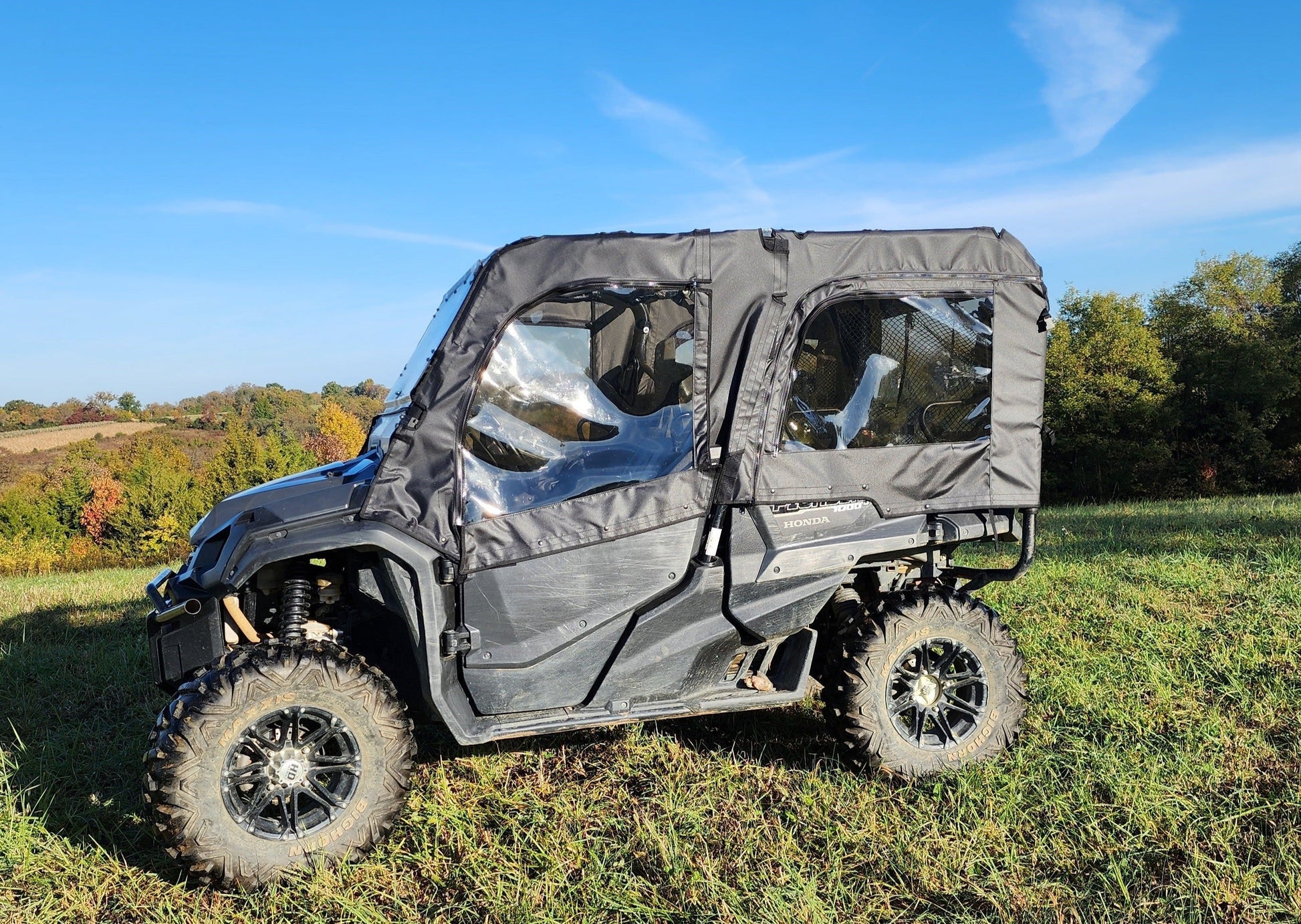 Honda Pioneer 1000-5 - Door/Rear Window Combo (HONP15-DRH-BLK) - 3 Star UTV