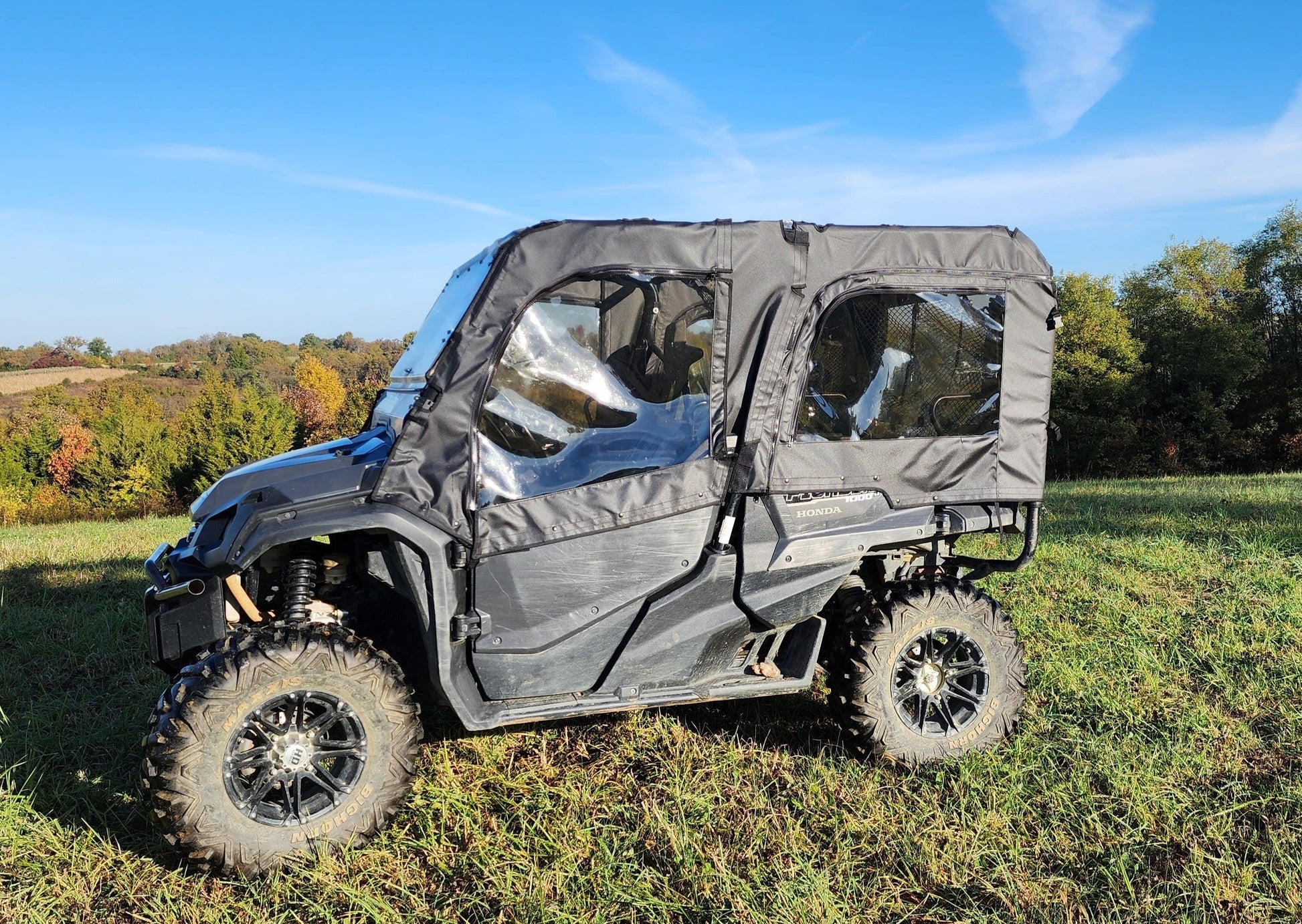 Honda Pioneer 1000-5 - Door/Rear Window Combo (HONP15-DRM-BLK) - 3 Star UTV