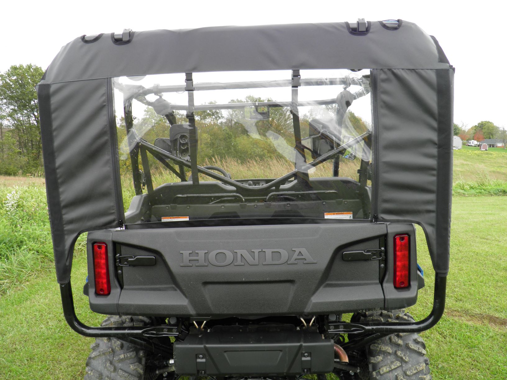 Honda Pioneer 1000-5 - Soft Back Panel (HONP15-BCK-BLK) - 3 Star UTV