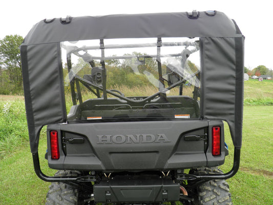 Honda Pioneer 1000-5 - Soft Back Panel (HONP15-BCK-BLK) - 3 Star UTV