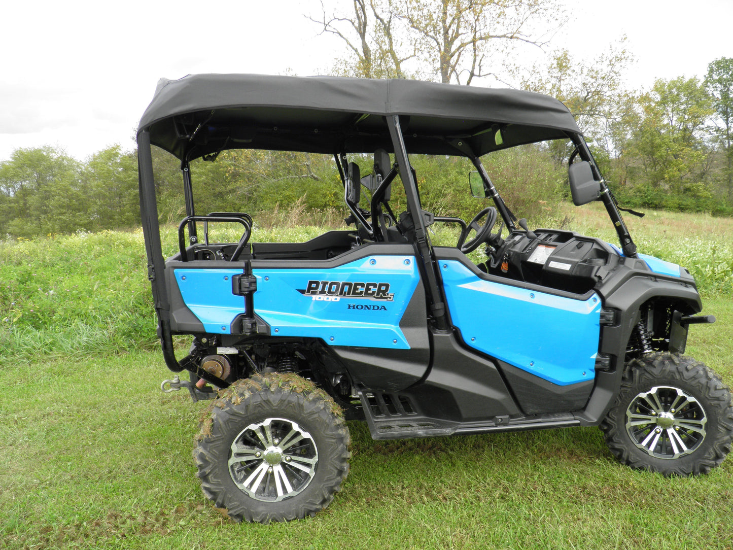 Honda Pioneer 1000-5 - Soft Top for Hard Wind (HONP15-TCF-BLK) - 3 Star UTV