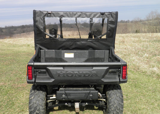 3 Star UTV Honda Pioneer 1000 - Soft Back Panel (HONP10-BCK-BLK) - 3 Star UTV