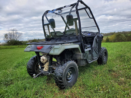 Honda Pioneer 500/520 - Lexan Back Panel w/Ve (HONP50-STK-CLR) - 3 Star UTV
