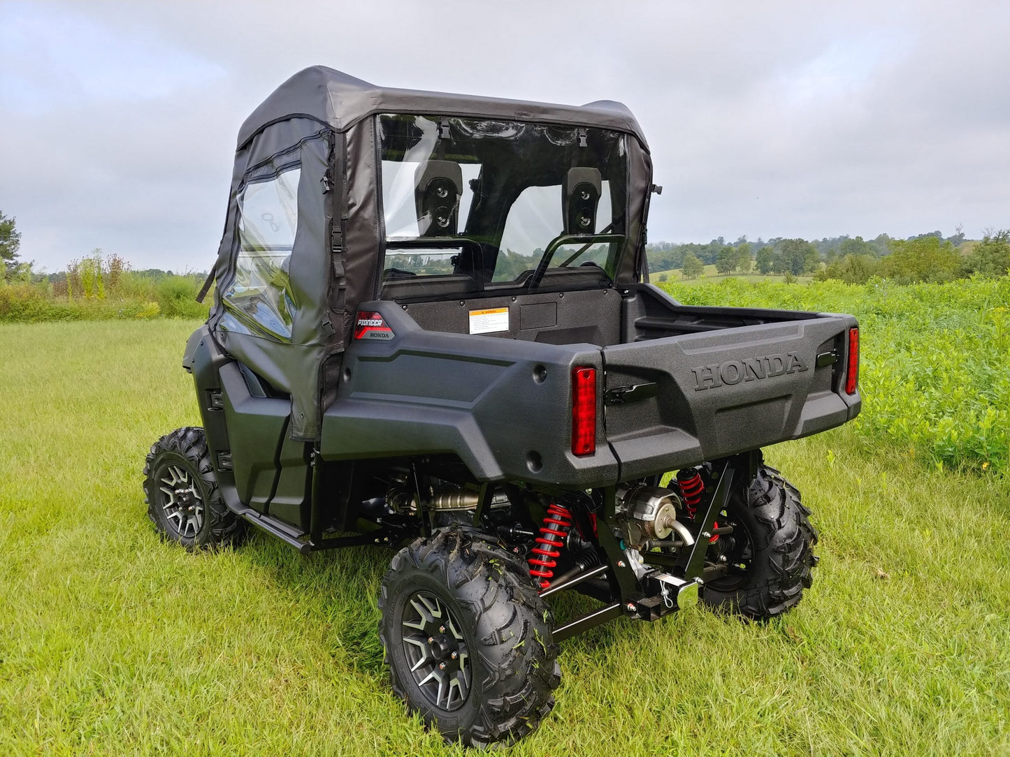 Honda Pioneer 700 2-Seater - Door/Rear Window (HONP72-DRH-BLK) - 3 Star UTV