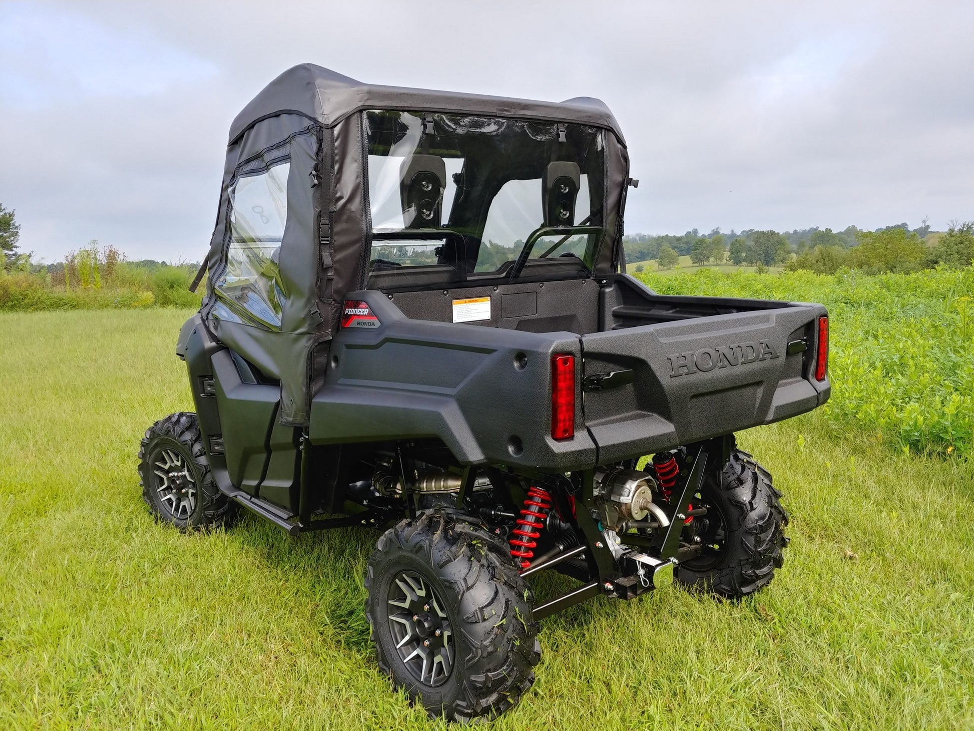Honda Pioneer 700 2-Seater - Door/Rear Window (HONP72-DRH-BLK) - 3 Star UTV