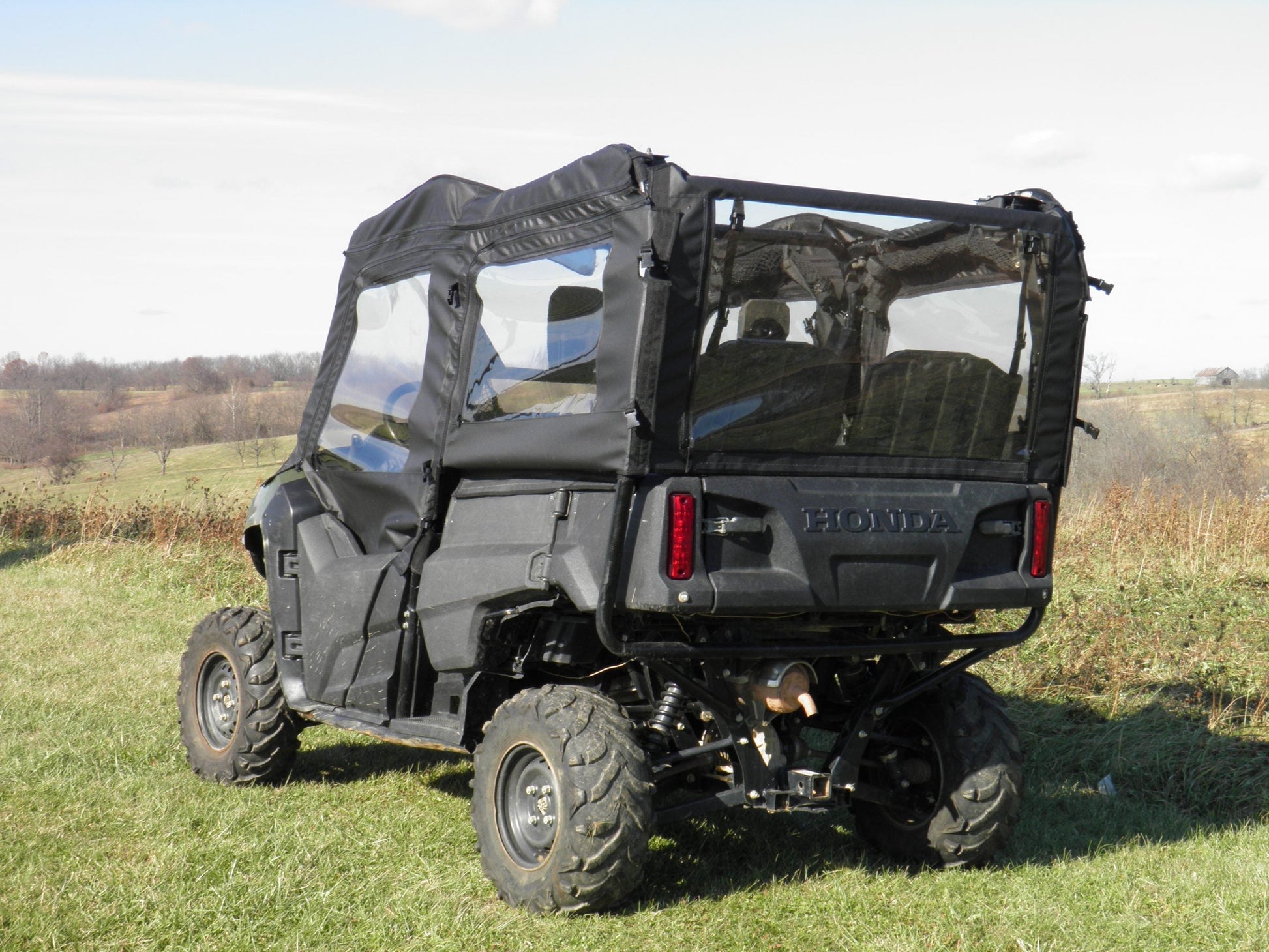 Honda Pioneer 700 4-Seater - Door/Rear Window (HONP74-DRH-BLK) - 3 Star UTV