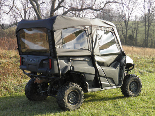 Honda Pioneer 700 4-Seater - Full Cab Enclosu (HONP74-FCH-BLK) - 3 Star UTV