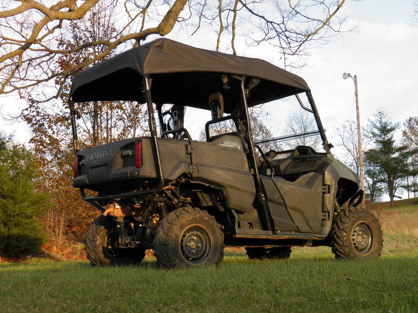 3 Star UTV Honda Pioneer 700 4-Seater - Soft Top (HONP74-TCA-BLK) - 3 Star UTV