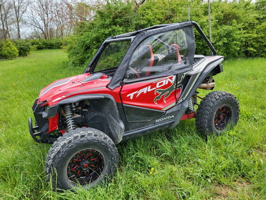Honda Talon 2-Seater - Soft Upper Doors (HONT10-DOH-BLK) - 3 Star UTV