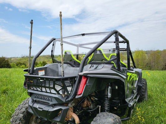 Honda Talon 4-Seater - 1-Pc Lexan Back Panel (HONT14-SBK-CLR) - 3 Star UTV
