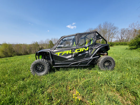 Honda Talon 4-Seater - Soft Upper Doors (HONT14-DOH-BLK) - 3 Star UTV