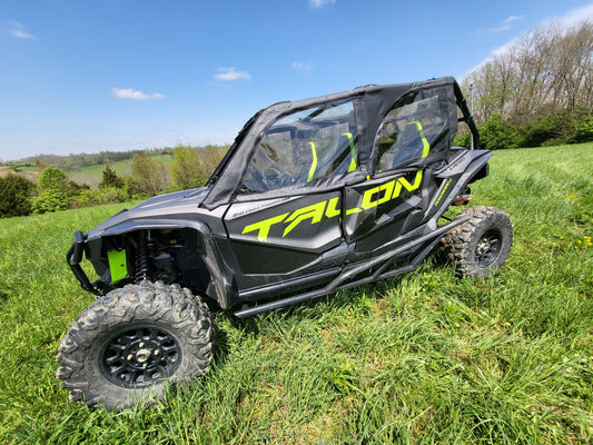 Honda Talon 4-Seater - Upper Doors/Rear Windo (HONT14-DRH-BLK) - 3 Star UTV