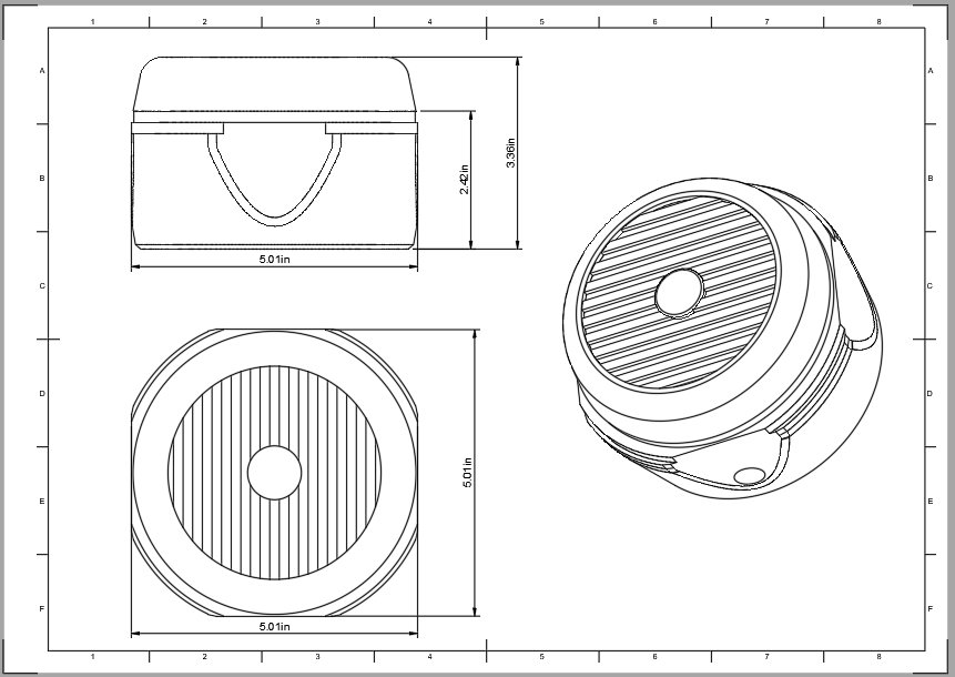 Waterproof Bluetooth 4 inch Slim Speaker Pod Add ons