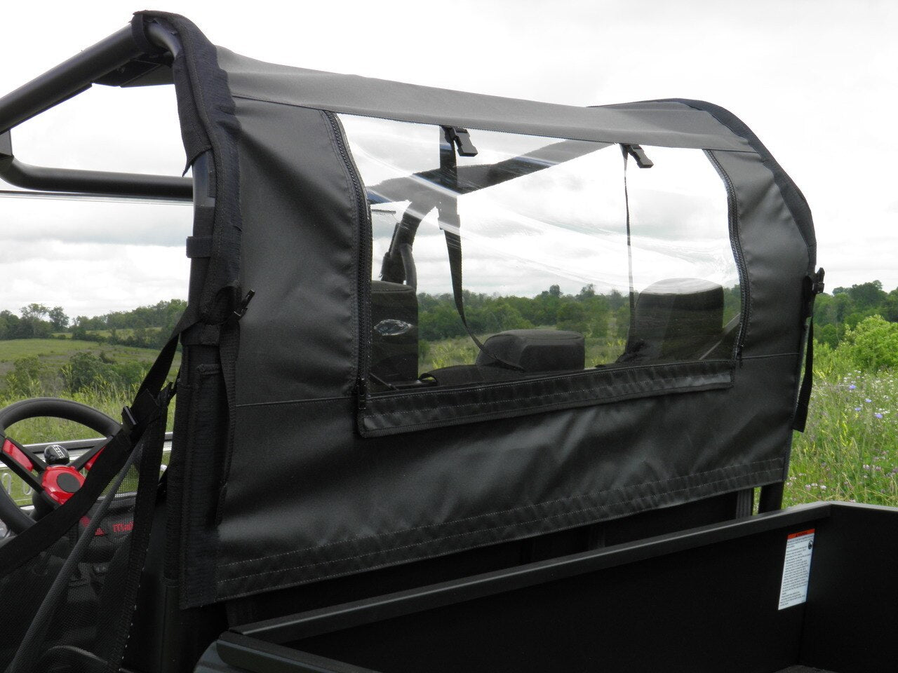 Intimidator Classic 750/1000 - Soft Back Panel (INTCLS-BCK-BLK) - 3 Star UTV