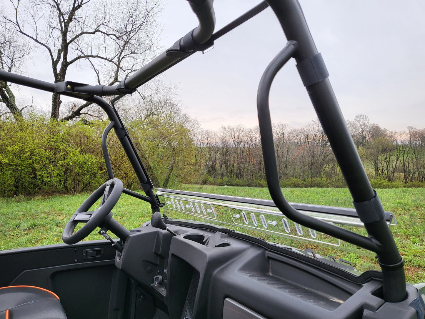 Intimidator GC1K 6-Seater - 2 Pc Windshield with Vent, Clamp, and Hard Coat Options