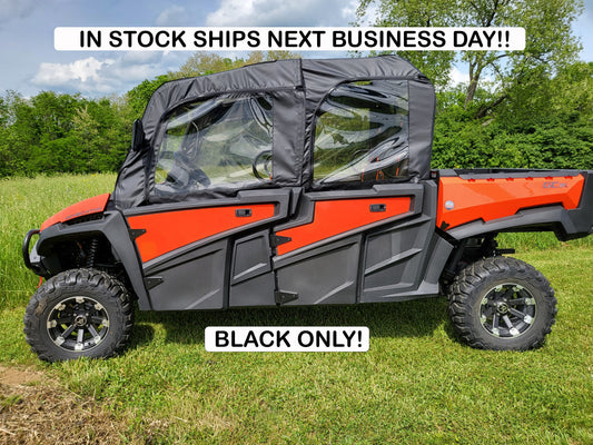 Intimidator GC1K 6-Seater - Soft Upper Doors (INTGC6-DOH-BLK) - 3 Star UTV