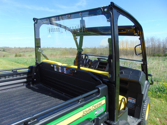 John Deere Gator 835/865 - Rear Windshield (JDG835-LBK-CLR) - 3 Star UTV