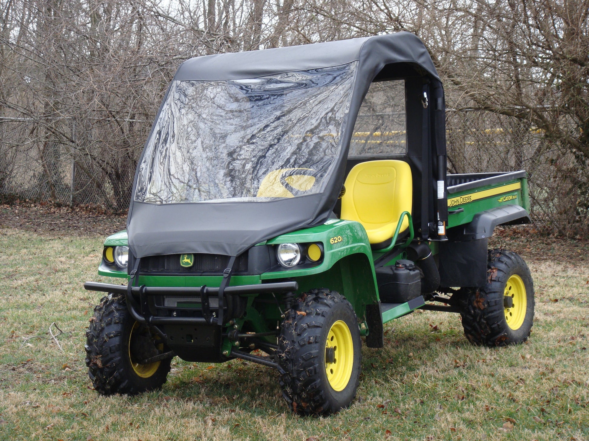 John Deere Gator HPX/XUV (2015+) - Vinyl Wind (JDGX15-WTR-BLK) - 3 Star UTV