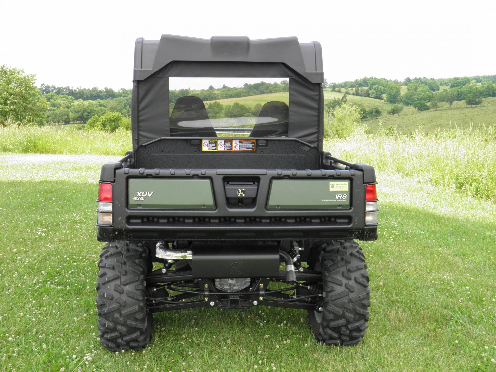 John Deere Gator HPX/XUV - Soft Back Panel (JDGXUV-BCK-BLK) - 3 Star UTV