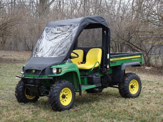 John Deere Gator HPX/XUV - Vinyl Windshield/T (JDGXUV-WTR-BLK) - 3 Star UTV