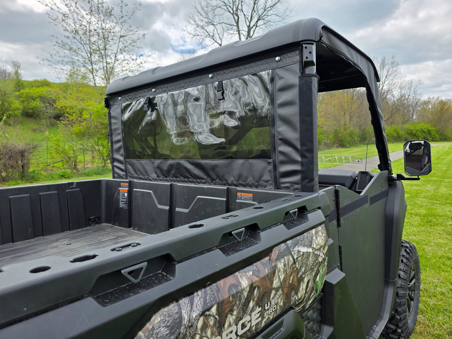 John Deere Gator HPX/XUV (2015+) - Soft Back Panel with Mesh/Vinyl Window